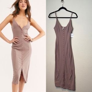 Free People Intimately Make It Snappy Midi Dress